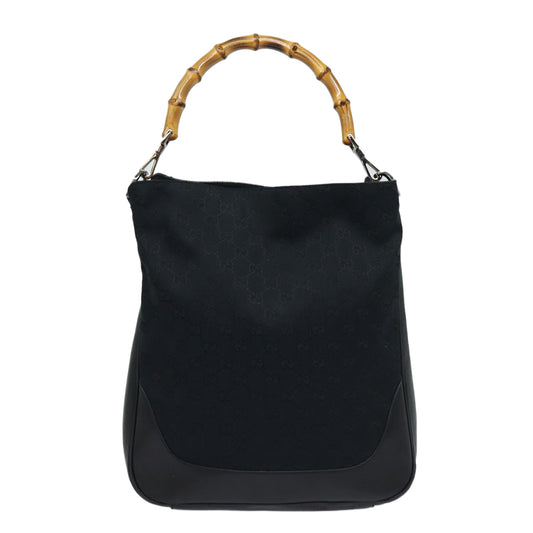 Gucci Marmont Gm Black Canvas Handbag ()