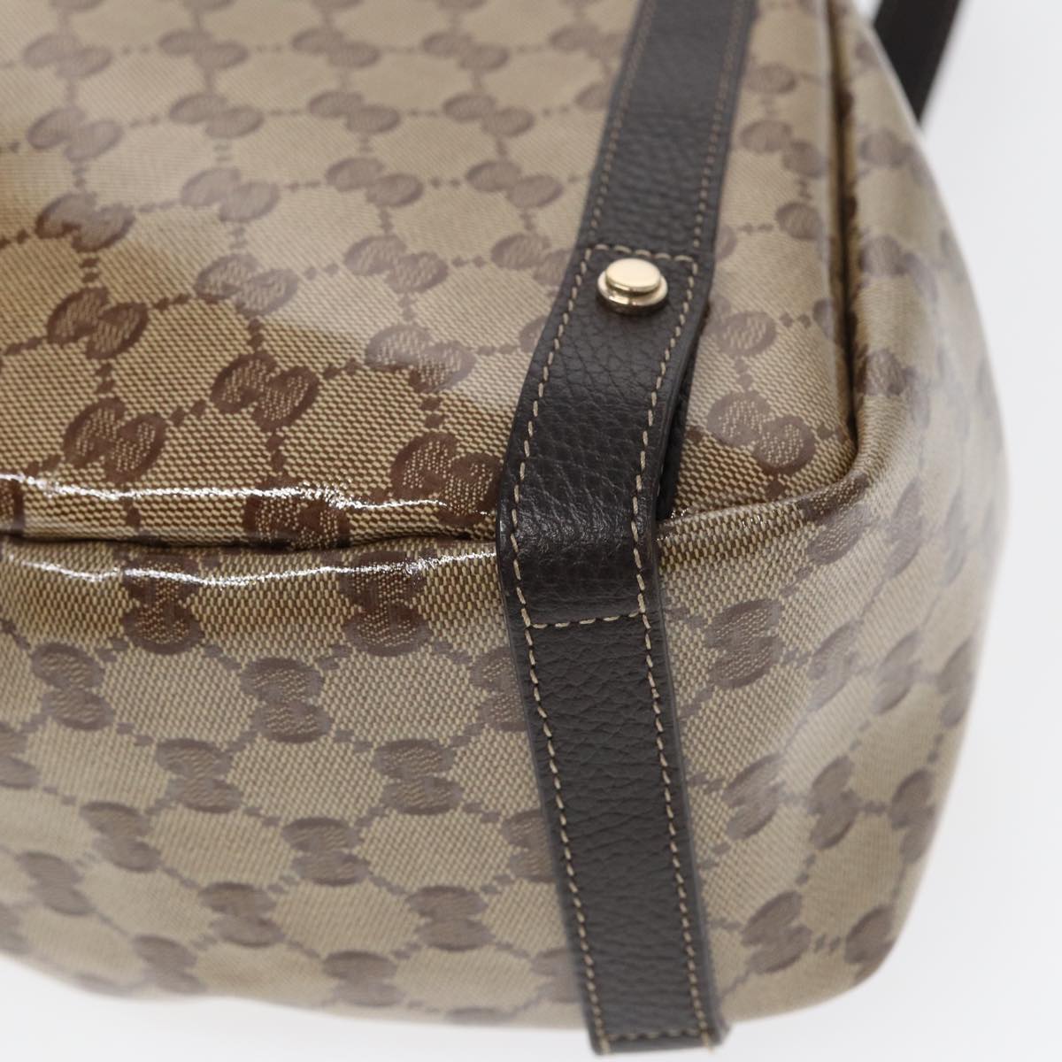 Gucci Abbey Beige Canvas Tote Bag ()