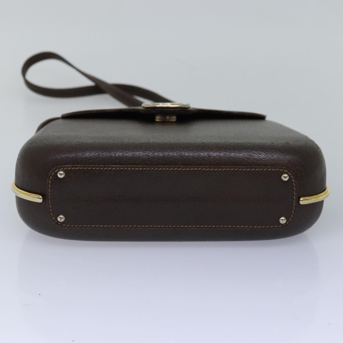 Gucci Vintage Brown Leather Clutch Bag ()