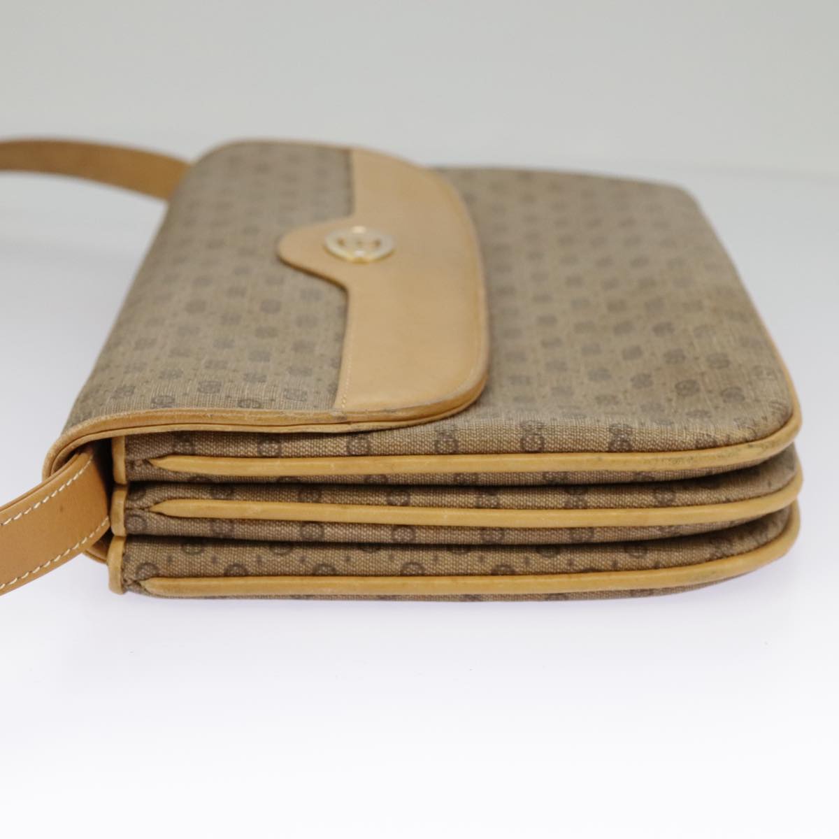 Gucci Micro Small Gg Canvas Beige Canvas Shoulder Bag ()