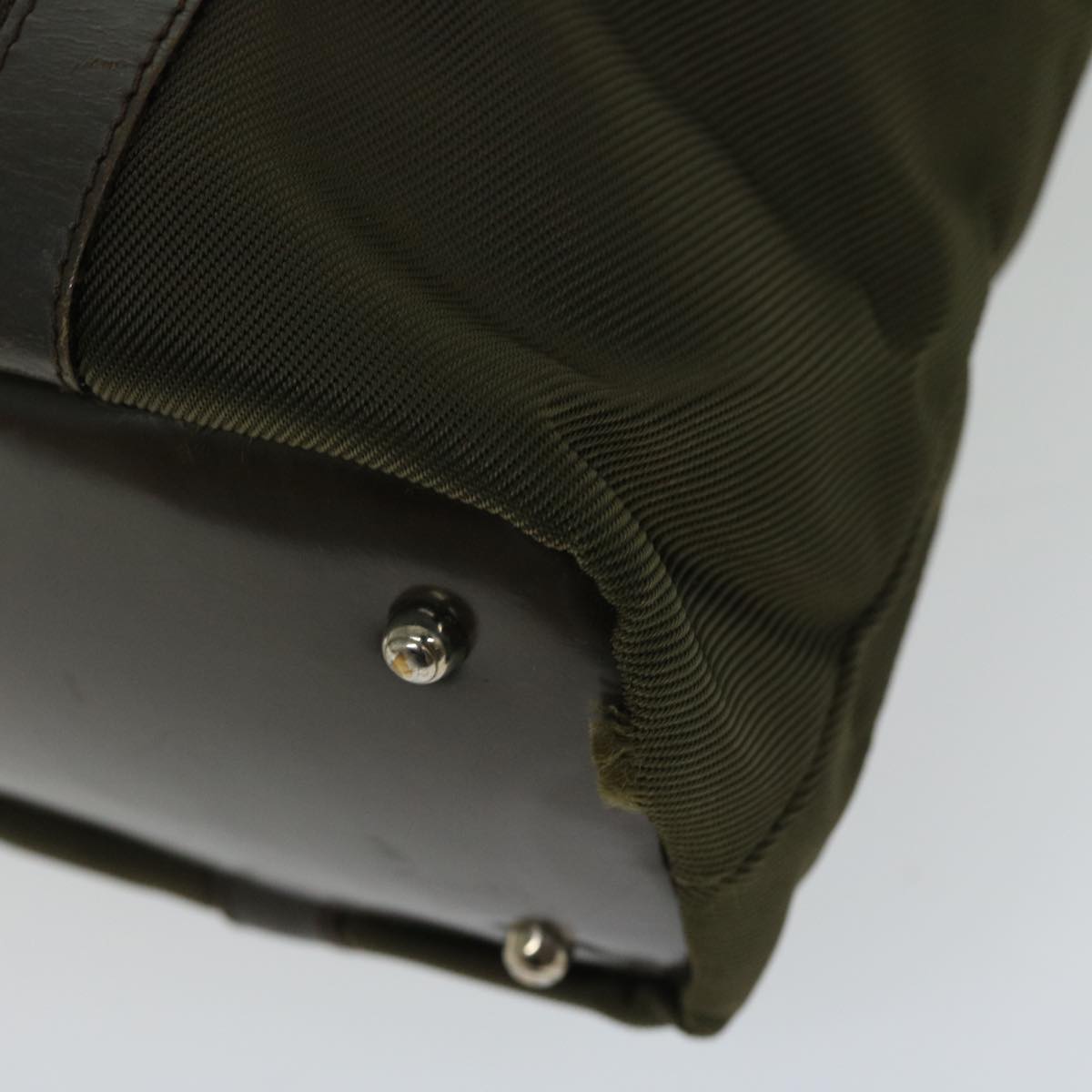 Gucci Bamboo Khaki Synthetic Handbag ()