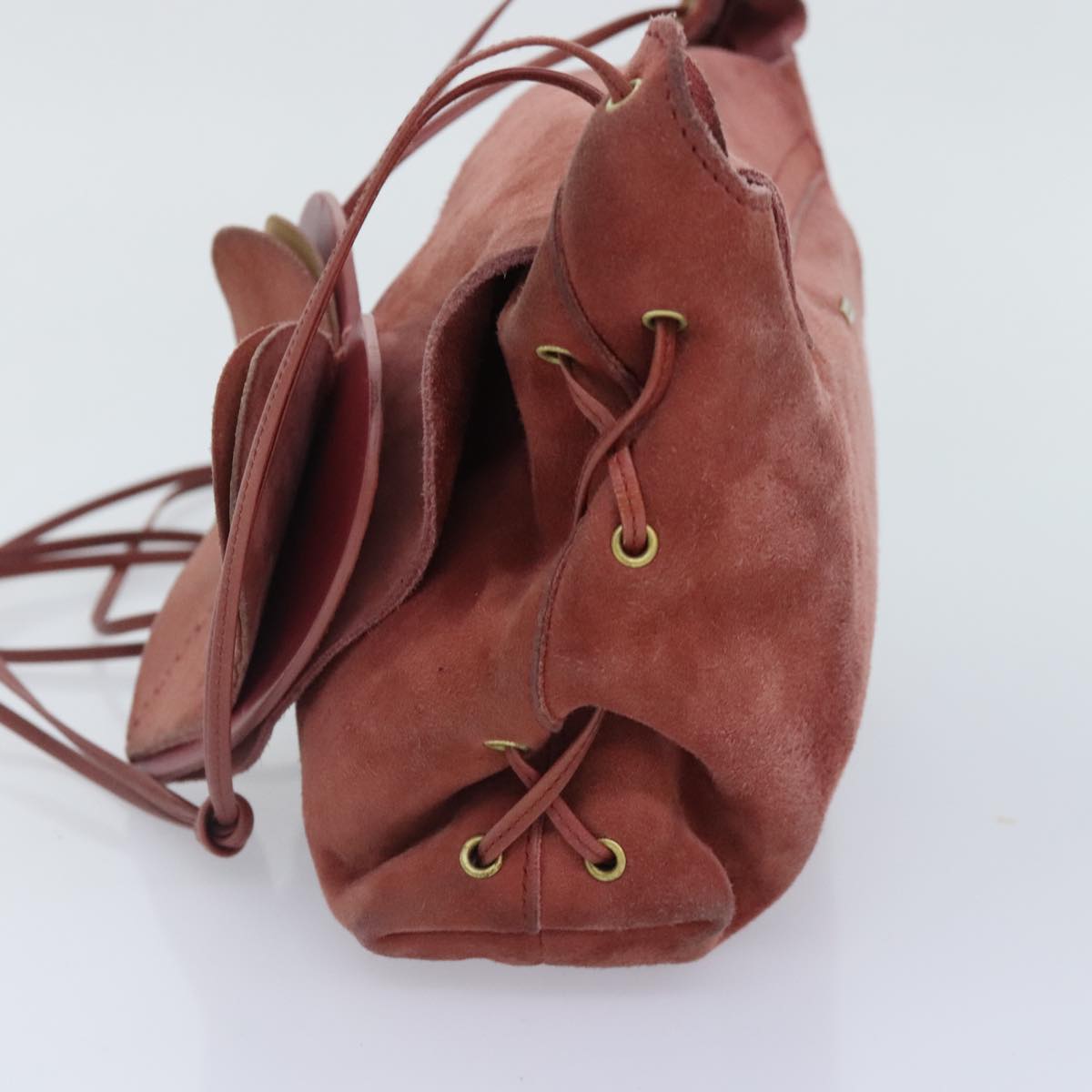 Gucci Red Suede Shoulder Bag ()