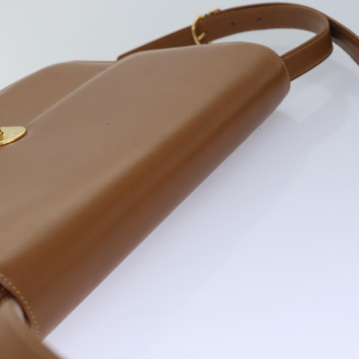 Gucci Brown Leather Shoulder Bag ()