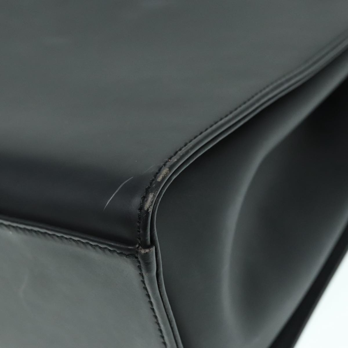 Gucci Bamboo Black Leather Handbag ()