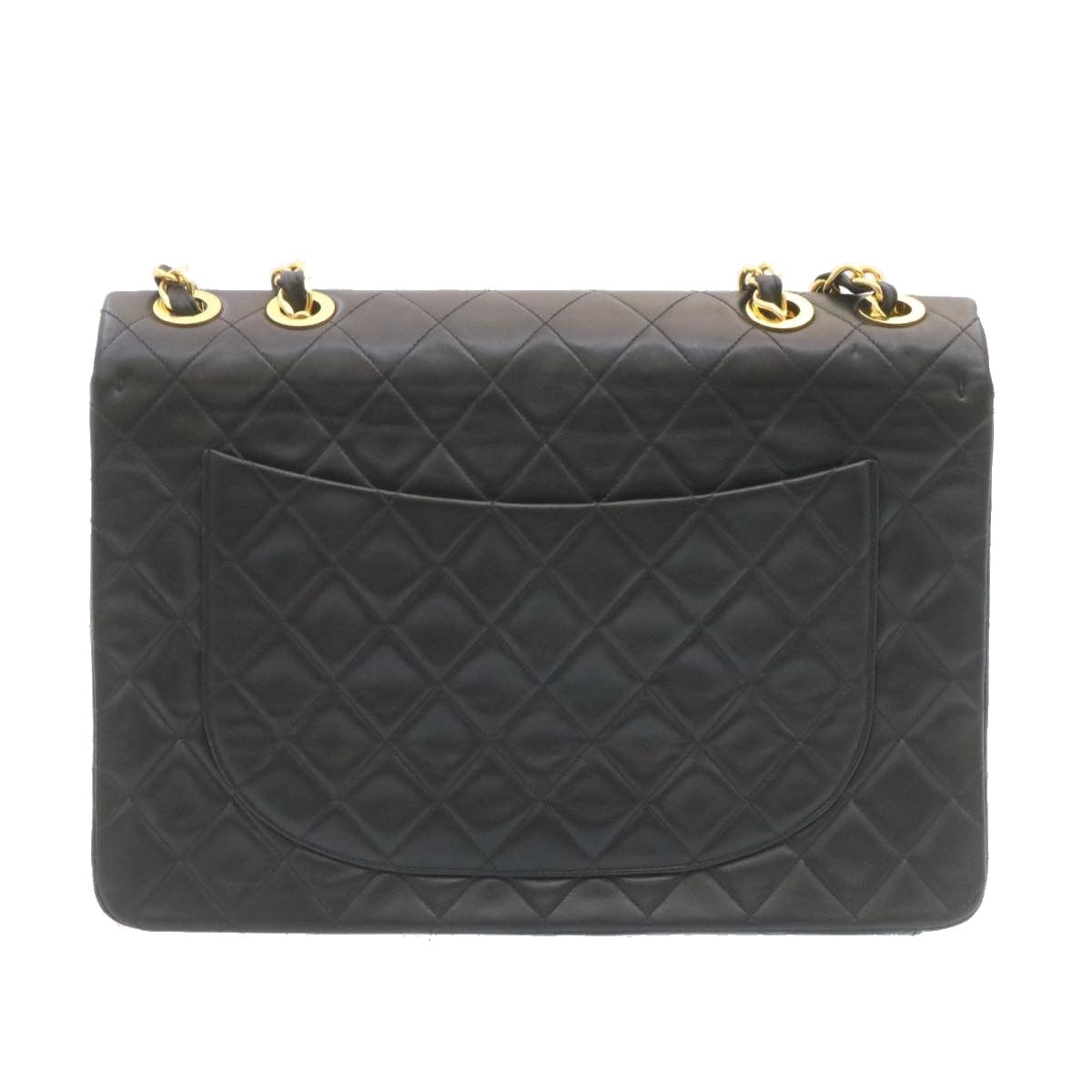 Chanel Black Leather Shoulder Bag ()