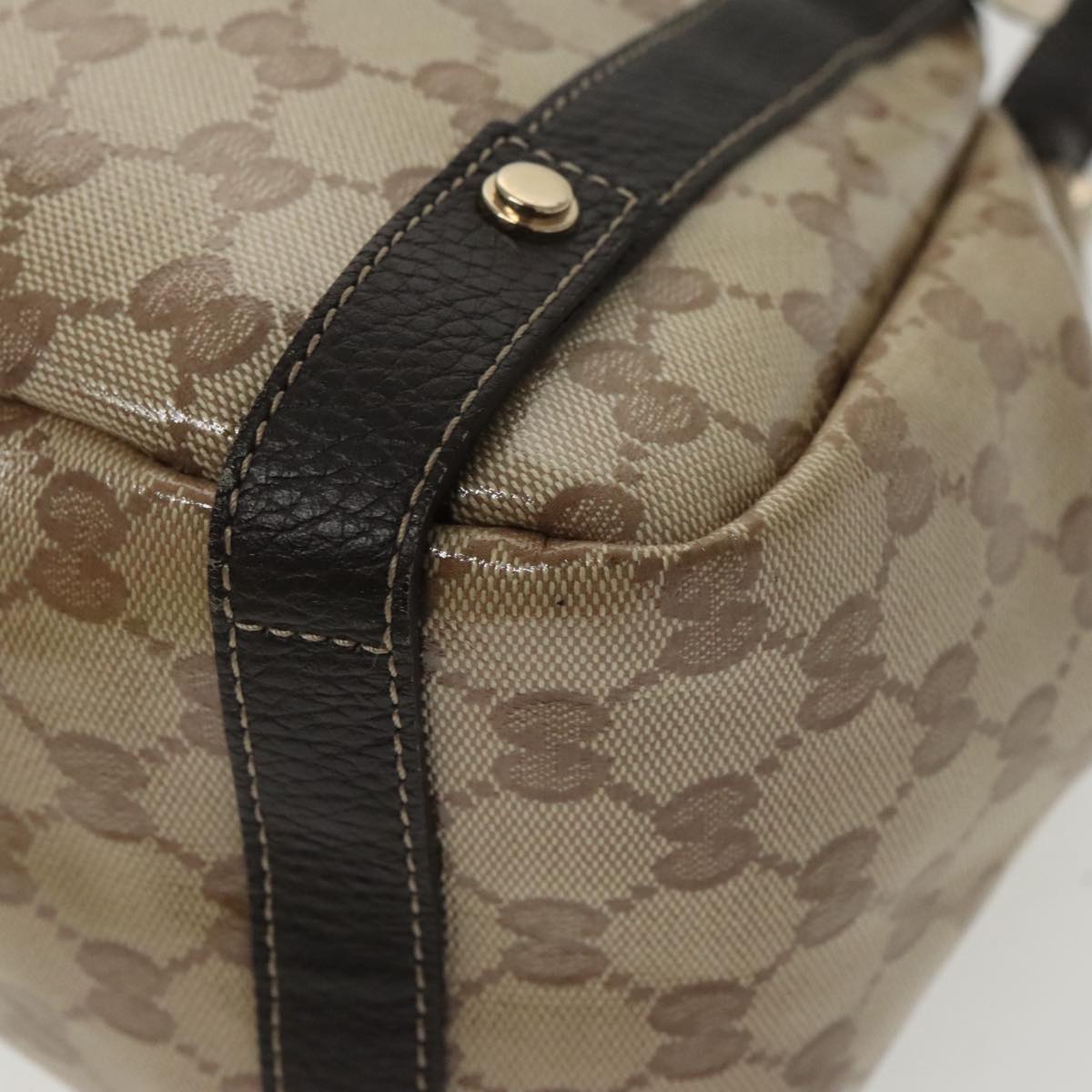 Gucci Abbey Beige Canvas Tote Bag ()