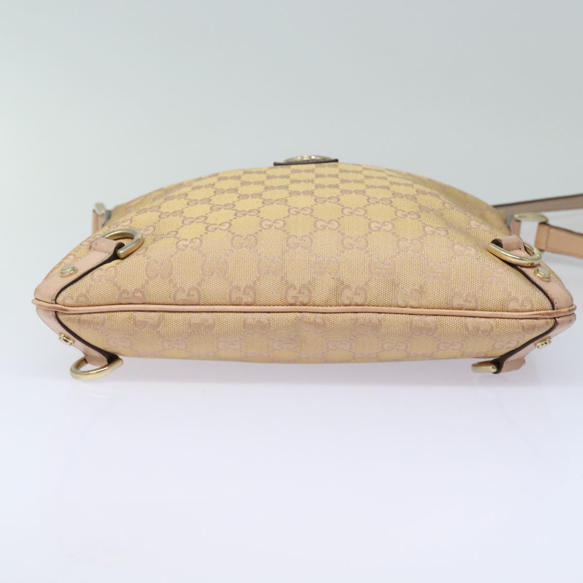 Gucci Gg Canvas Pink Canvas Shoulder Bag ()