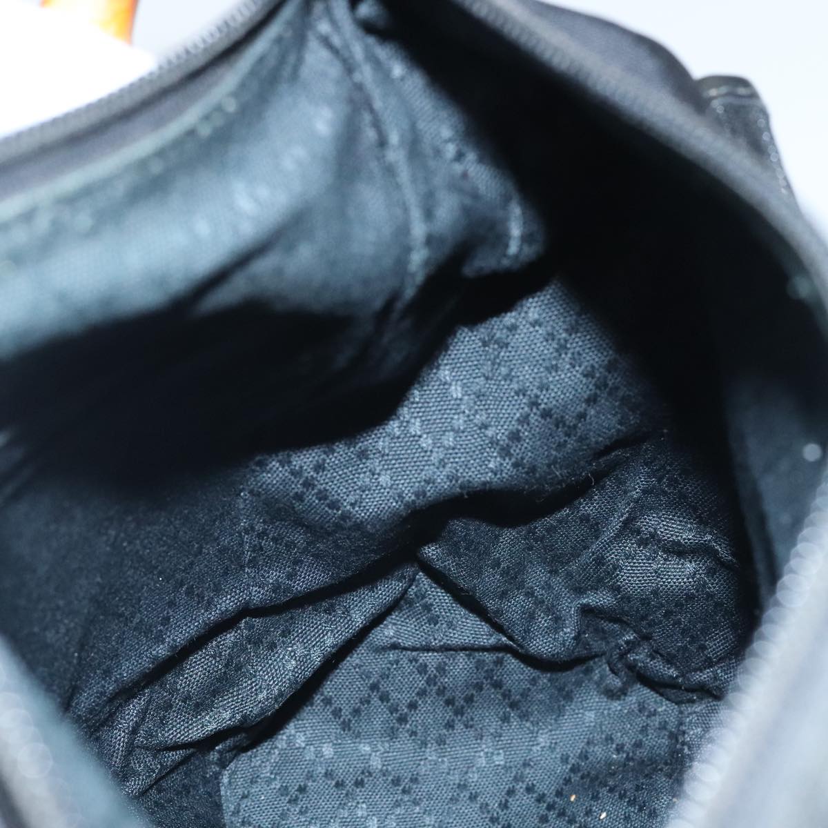 Gucci Bamboo Black Synthetic Handbag ()