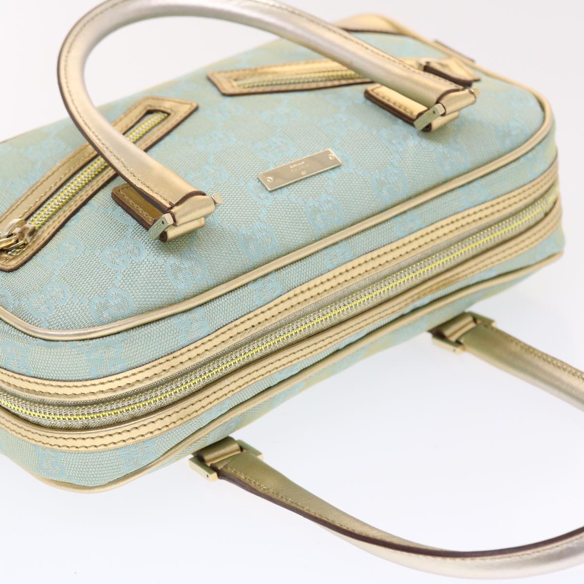 Gucci -- Blue Canvas Handbag ()