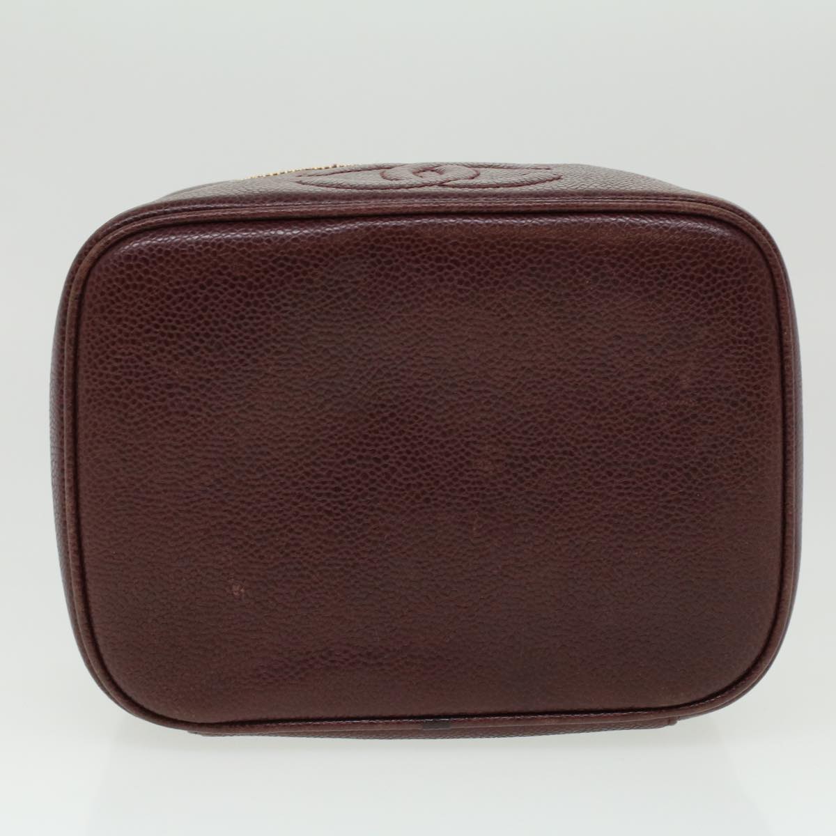 Chanel Brown Leather Vanity clutch bag