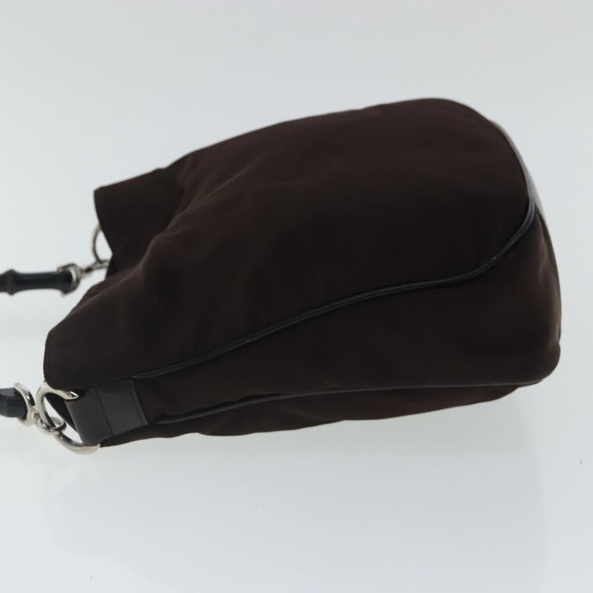 Gucci Bamboo Brown Synthetic Handbag ()