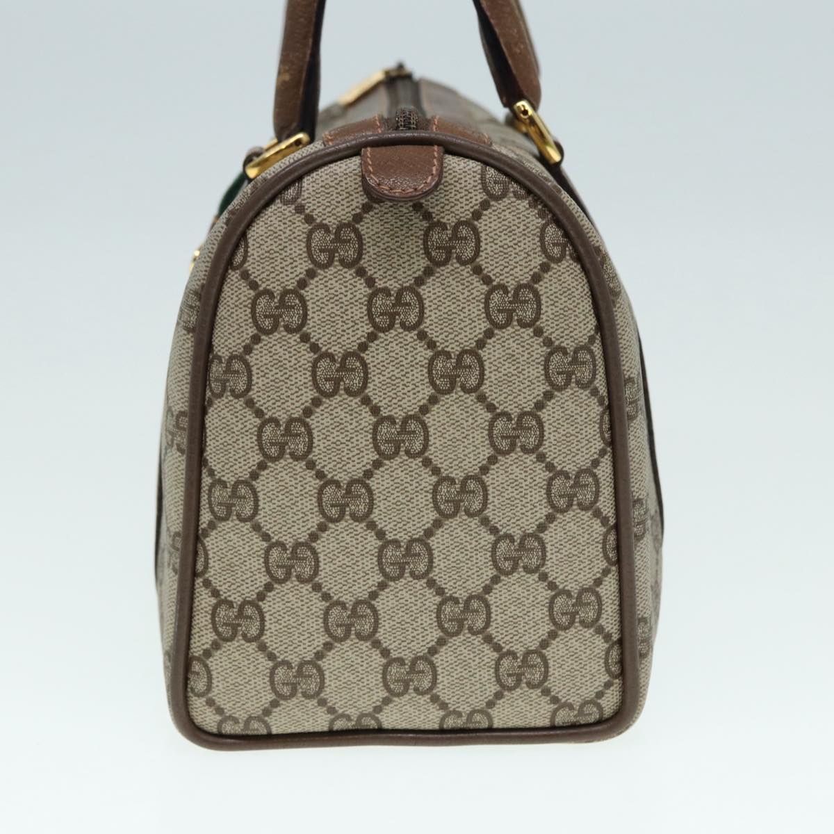 Gucci Boston Beige Canvas Travel Bag ()