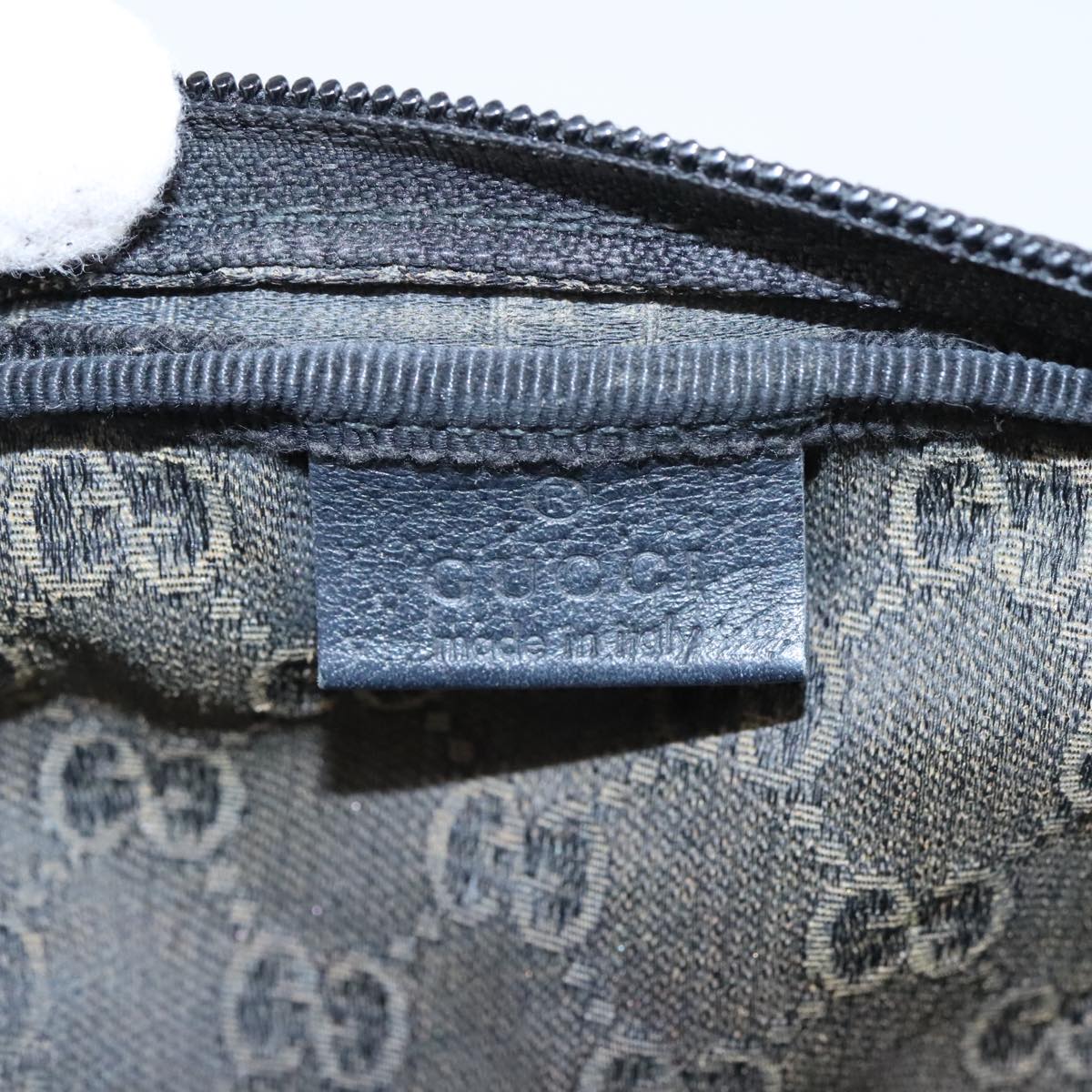 Gucci Black Canvas Clutch Bag ()