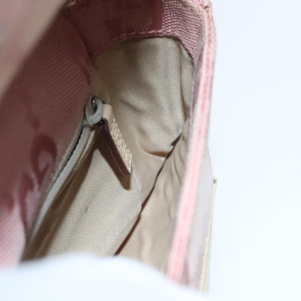 Gucci Gg Canvas Pink Canvas Shoulder Bag ()