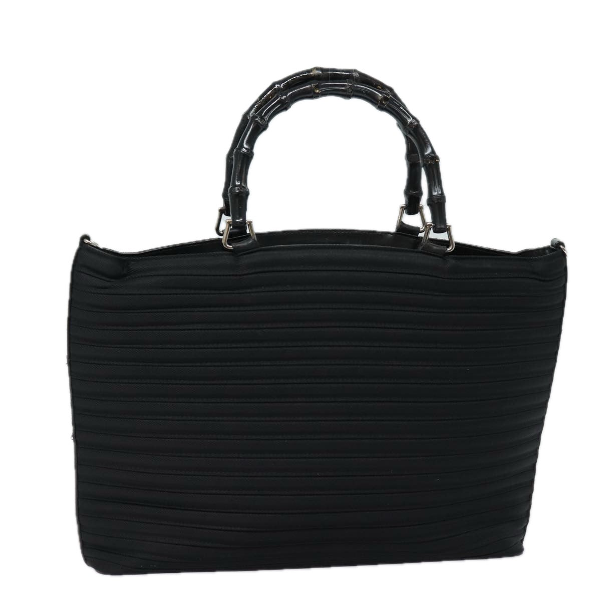 Gucci Bamboo Black Synthetic Handbag ()