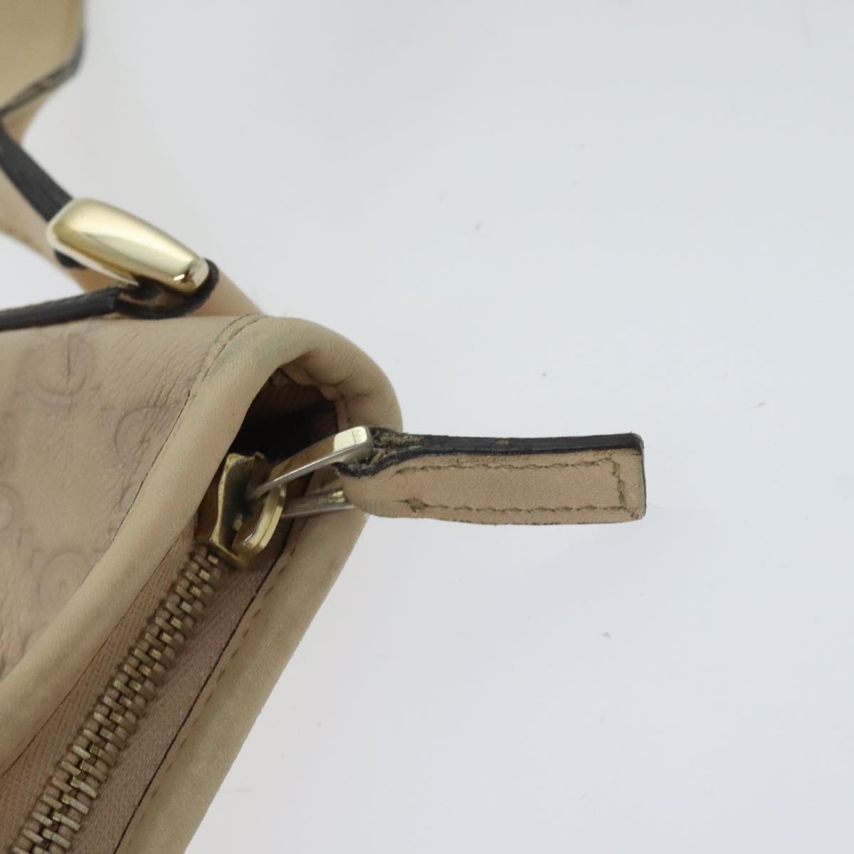 Gucci Guccissima Beige Canvas Shoulder Bag ()