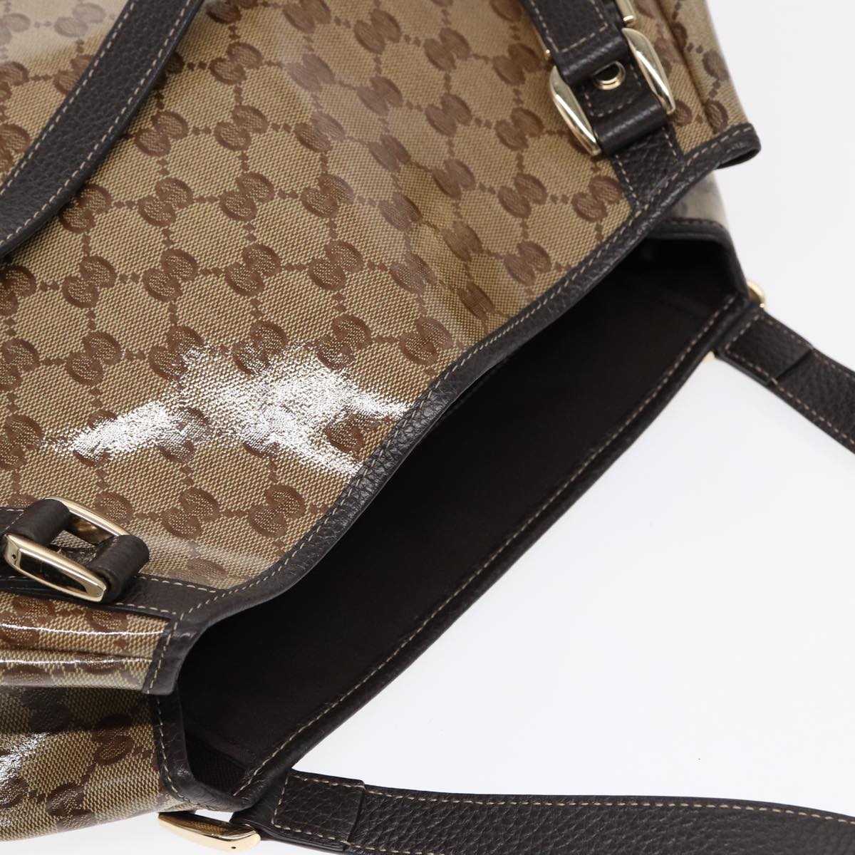 Gucci Abbey Beige Canvas Tote Bag ()