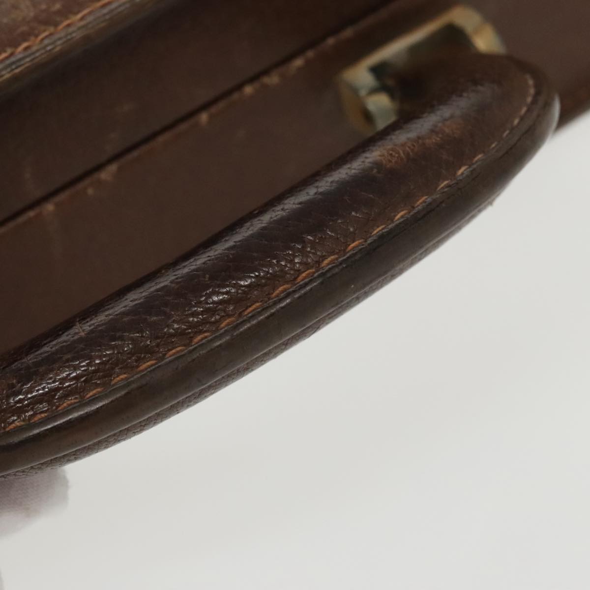 Gucci Brown Leather Travel Bag ()