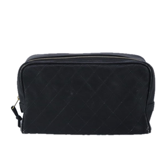 Chanel Bicolore Black Leather Clutch Bag ()