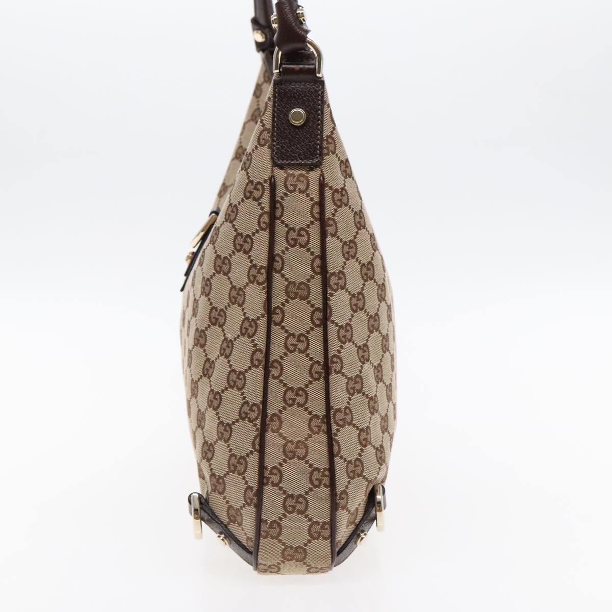Gucci Abbey Beige Canvas Shoulder Bag ()