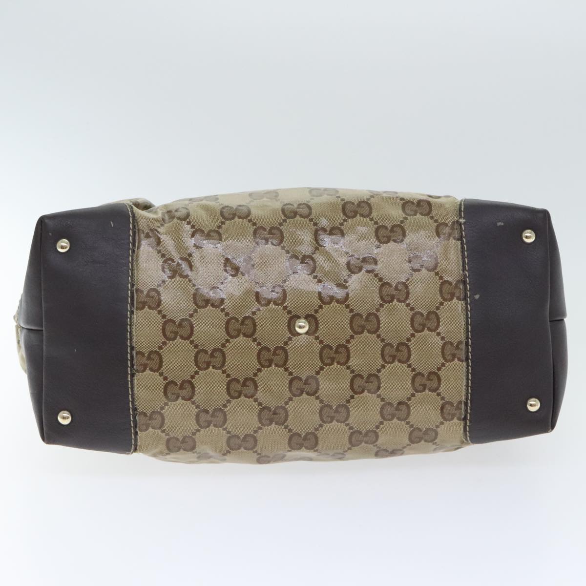 Gucci Gg Crystal Beige Canvas Tote Bag ()