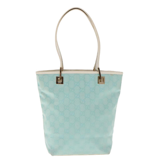 Gucci Blue Canvas Tote Bag ()