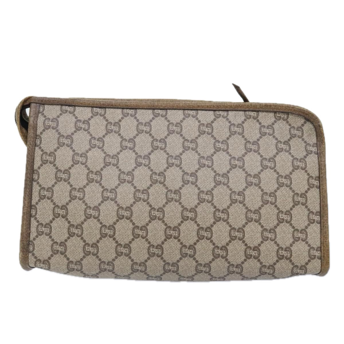Gucci Beige Canvas Clutch Bag ()