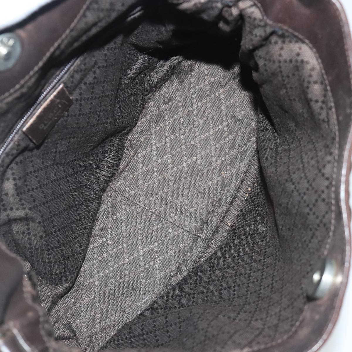 Gucci Bamboo Brown Synthetic Handbag ()