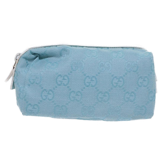 Gucci Gg Canvas Blue Canvas Clutch Bag ()