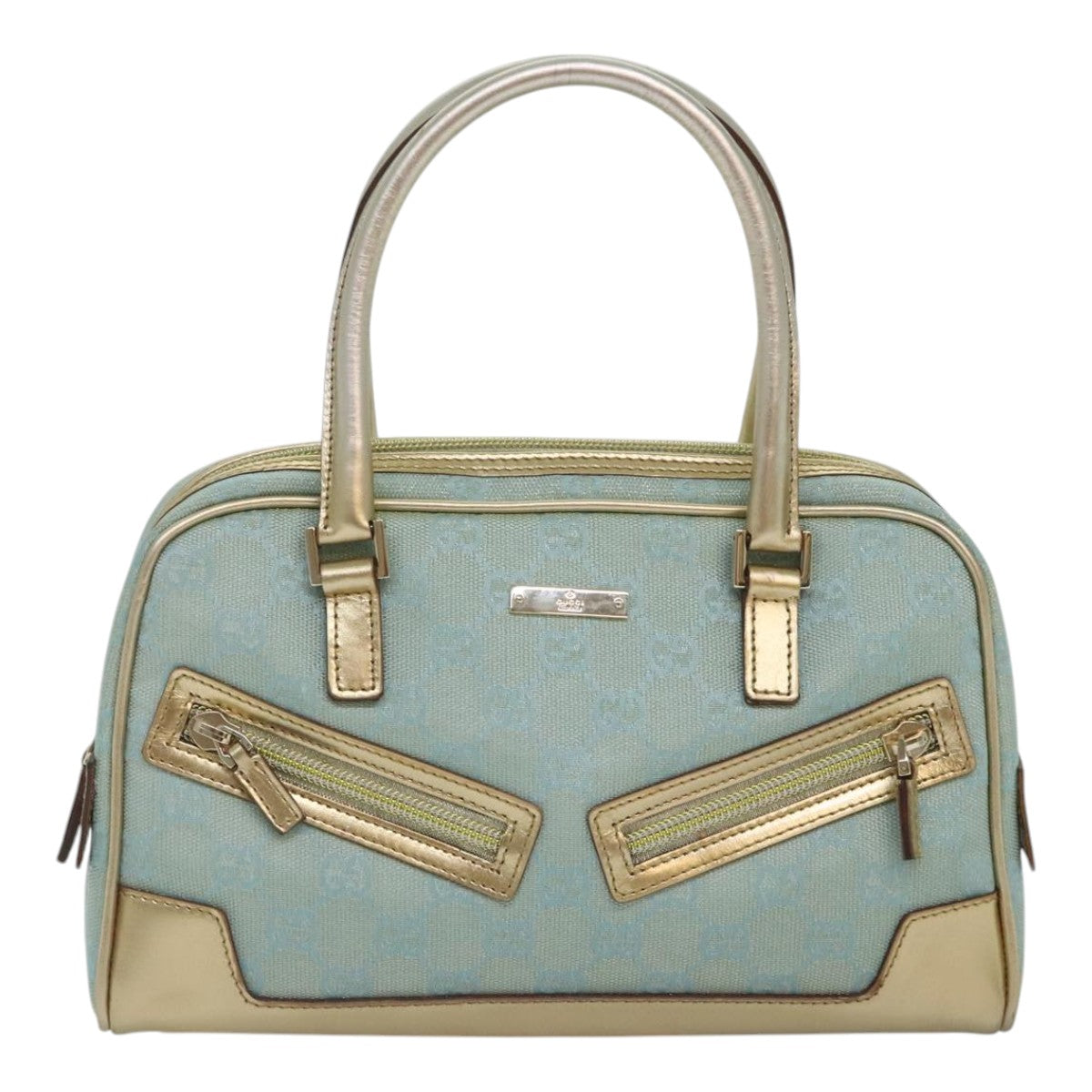 Gucci Sac De Jour Baby Blue Canvas Handbag ()
