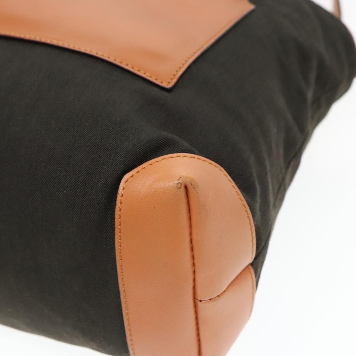 Gucci Khaki Canvas Tote Bag ()