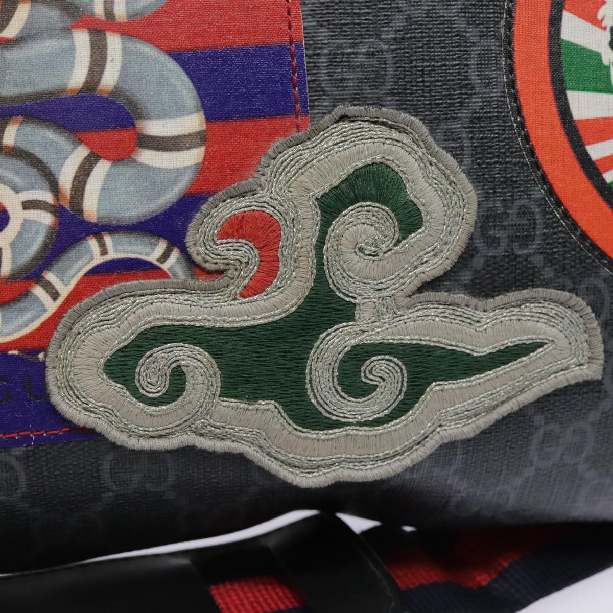 Gucci Jackie Black Canvas Shoulder Bag ()