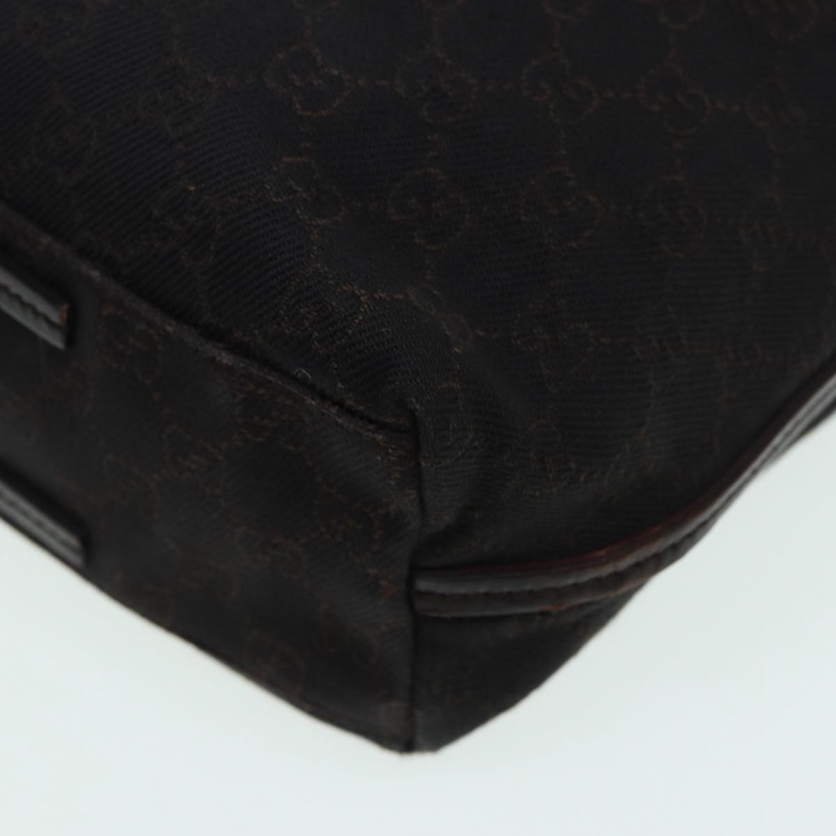 Gucci Gg Canvas Black Canvas Shoulder Bag ()