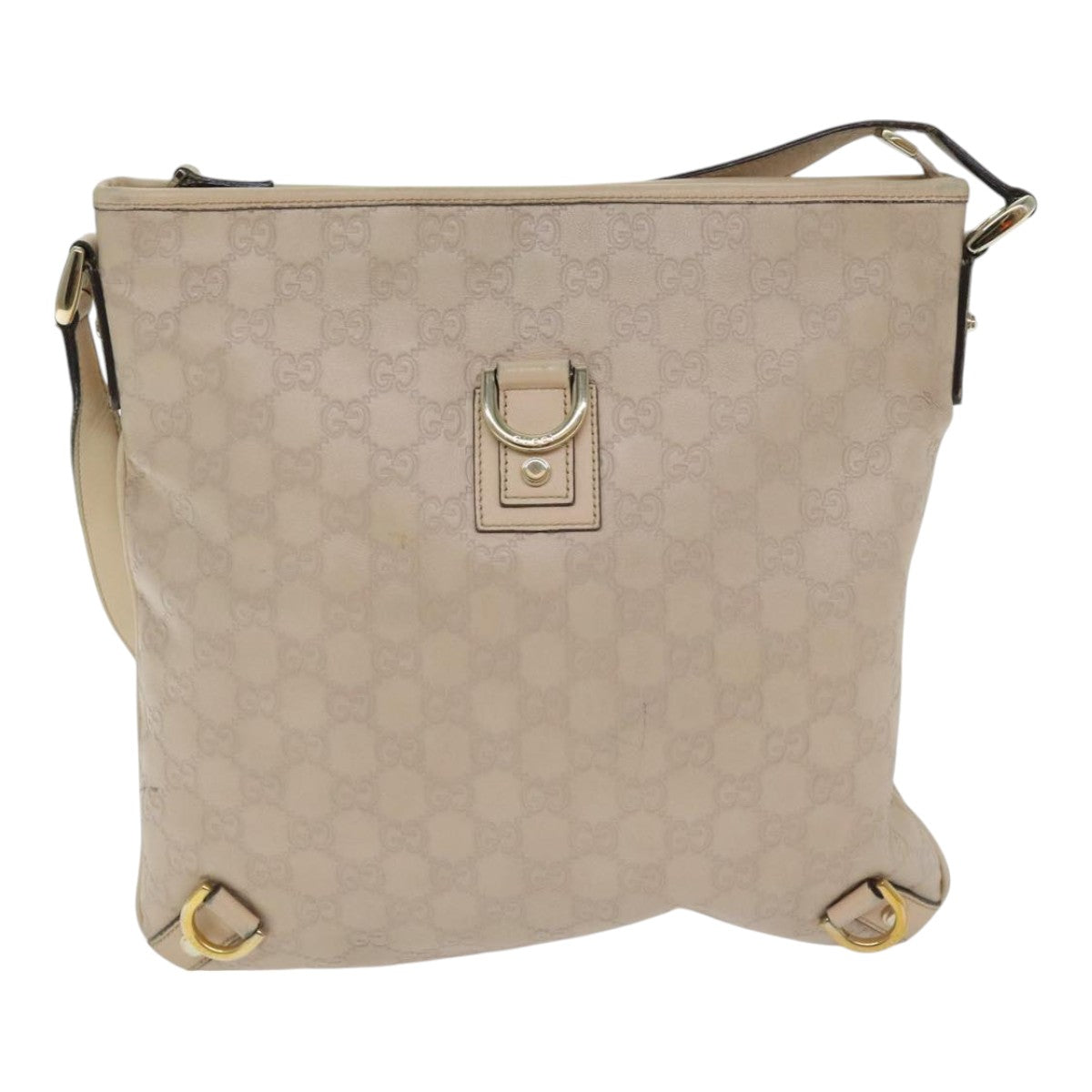 Gucci Guccissima Beige Canvas Shoulder Bag ()