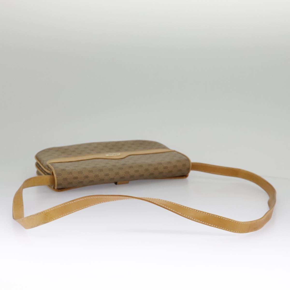 Gucci Micro Small Gg Canvas Beige Canvas Shoulder Bag ()