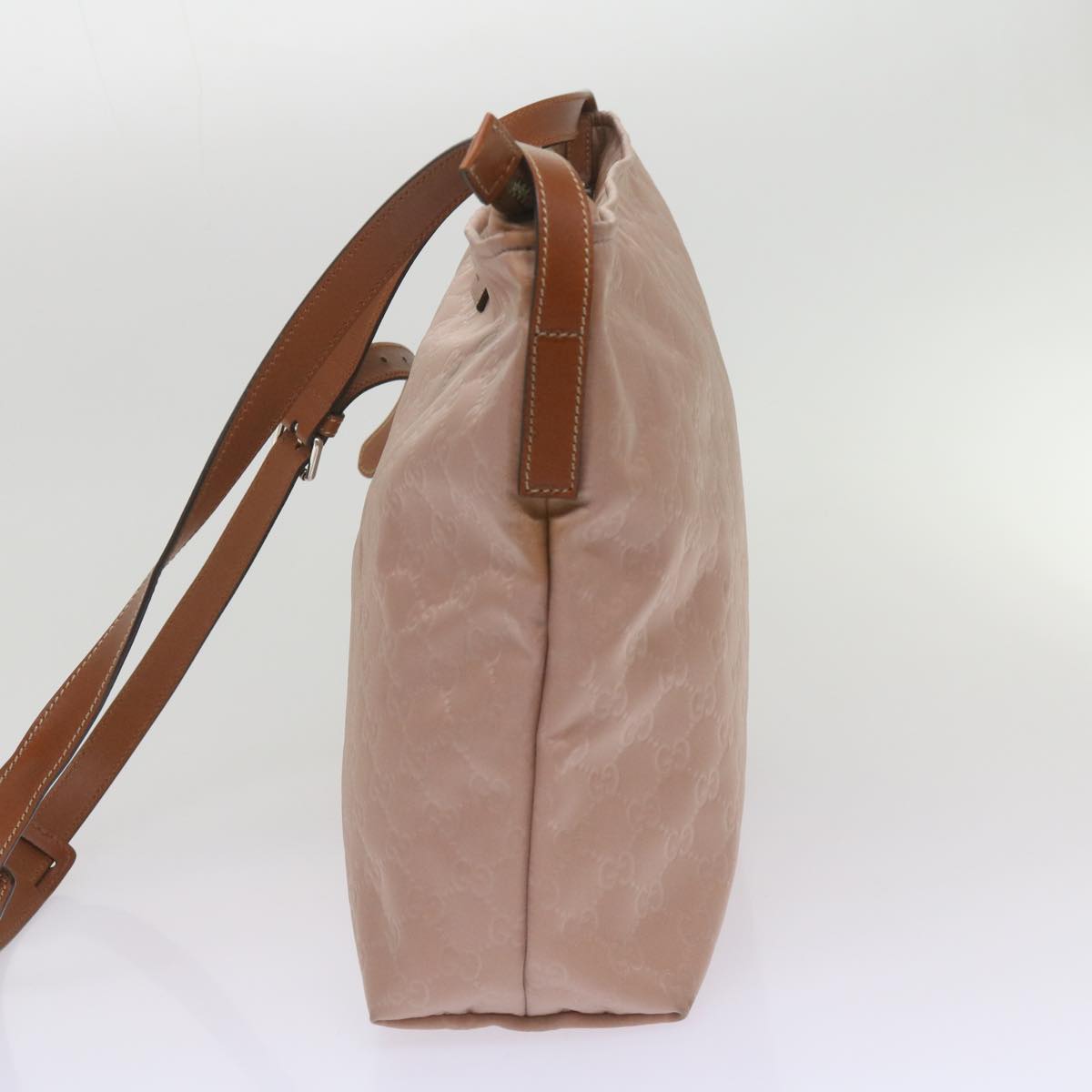 Gucci Gg Nylon Pink Synthetic Shoulder Bag ()