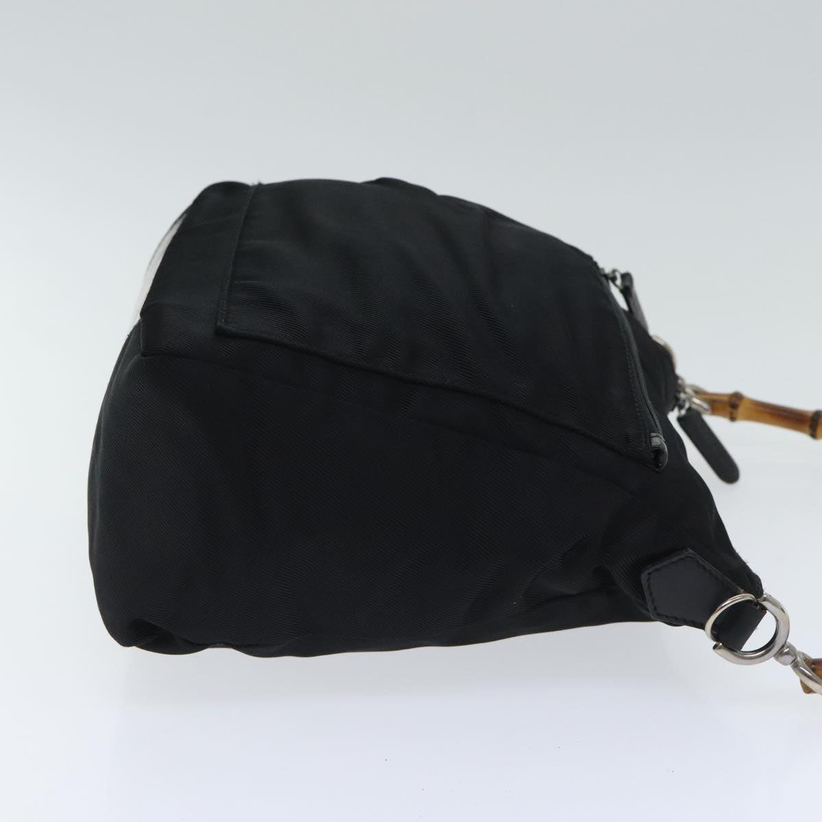 Gucci Bamboo Black Synthetic Handbag ()
