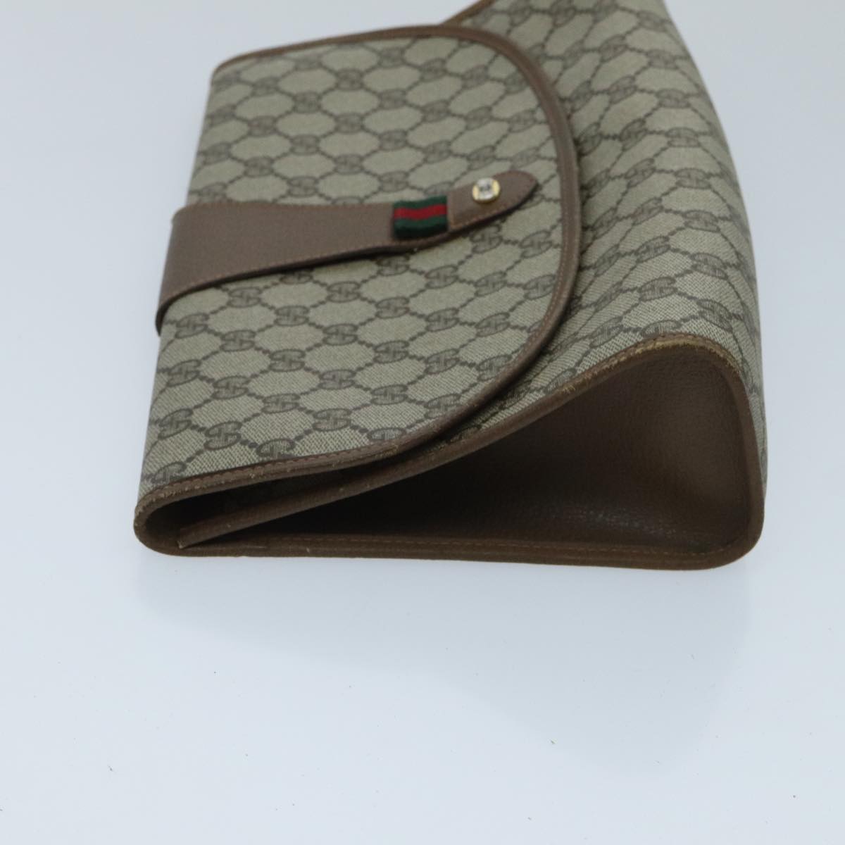 Gucci Beige Canvas Clutch Bag ()