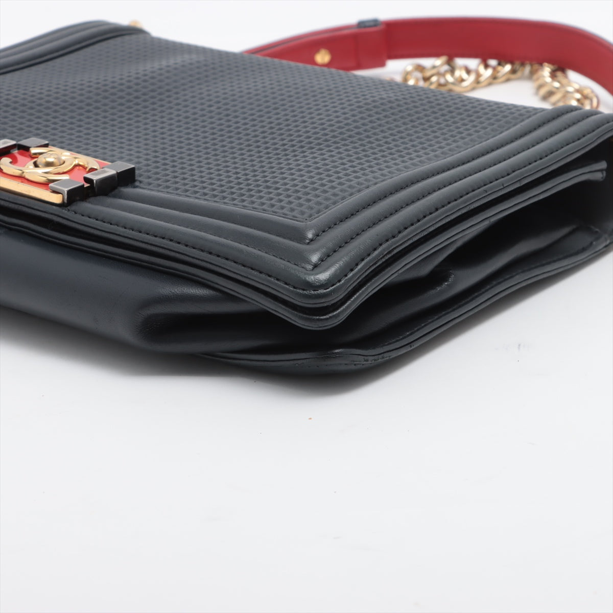 Chanel Brown Canvas Boy shoulder bag