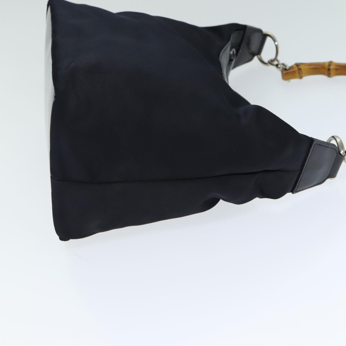 Gucci Bamboo Black Synthetic Shoulder Bag ()