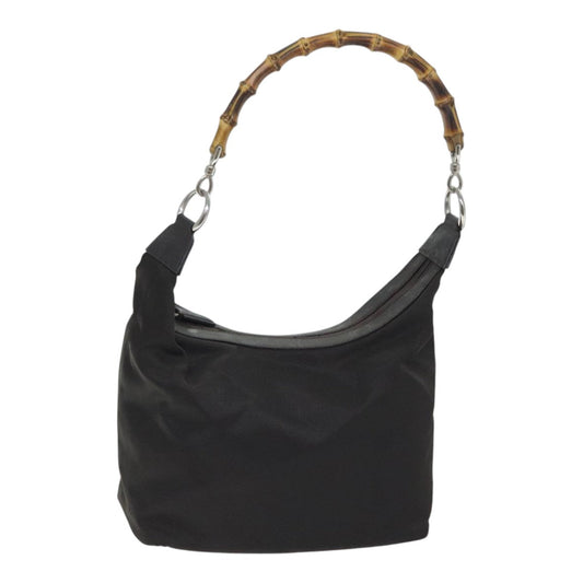Gucci Bamboo Brown Synthetic Handbag ()