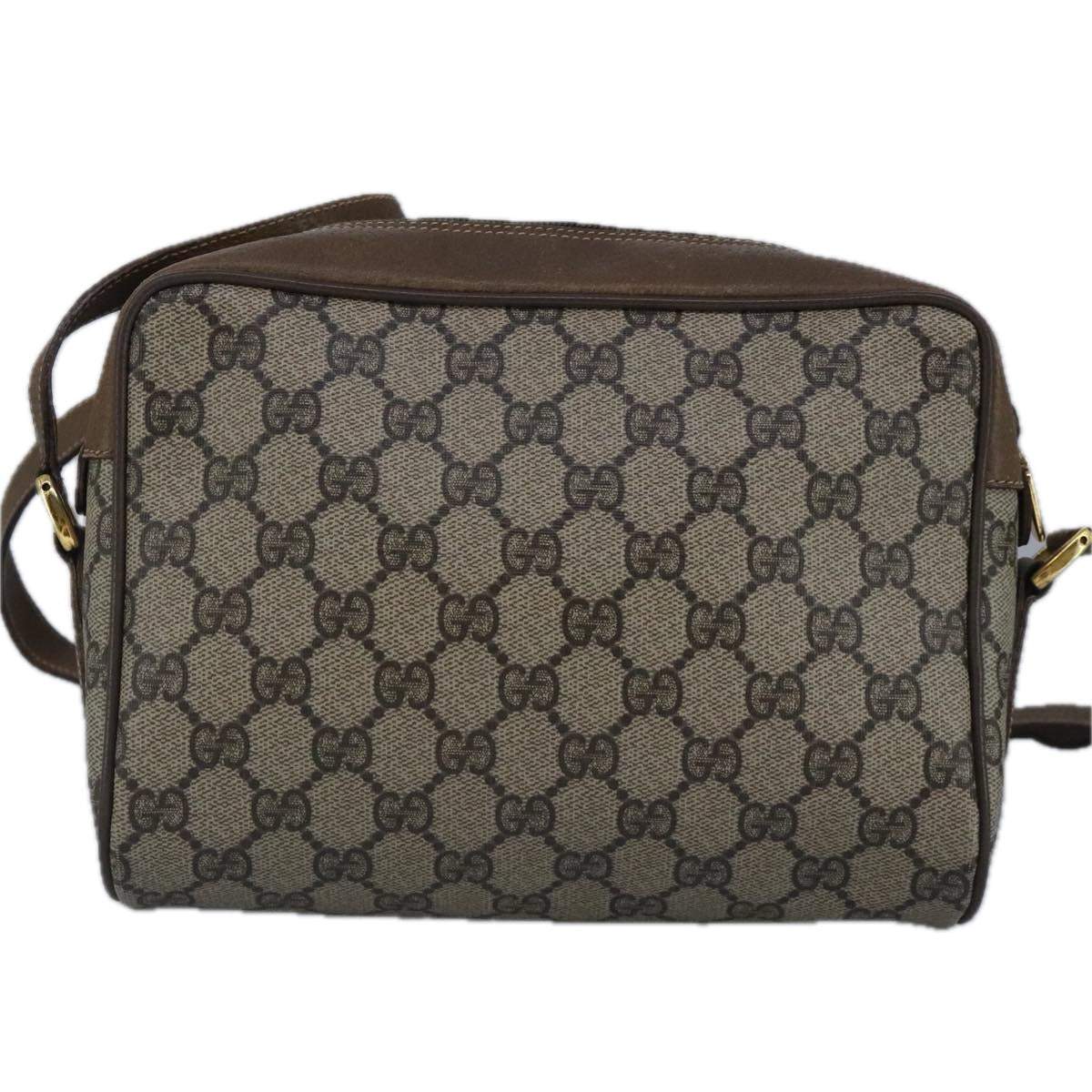 Gucci Ophidia Beige Canvas Shoulder Bag ()