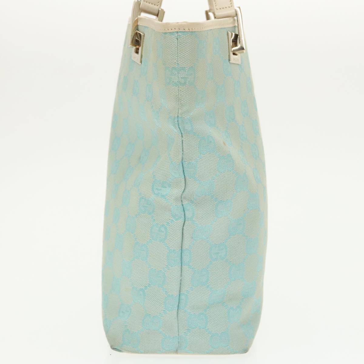 Gucci Gg Canvas Blue Canvas Tote Bag ()