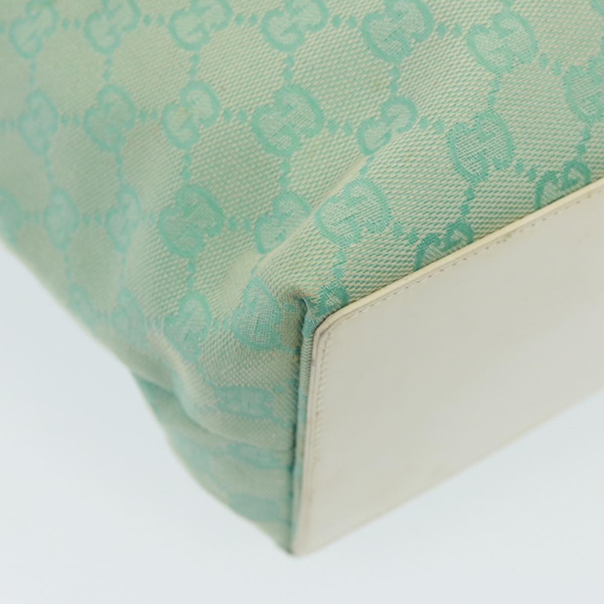 Gucci Gg Canvas Blue Canvas Shoulder Bag ()