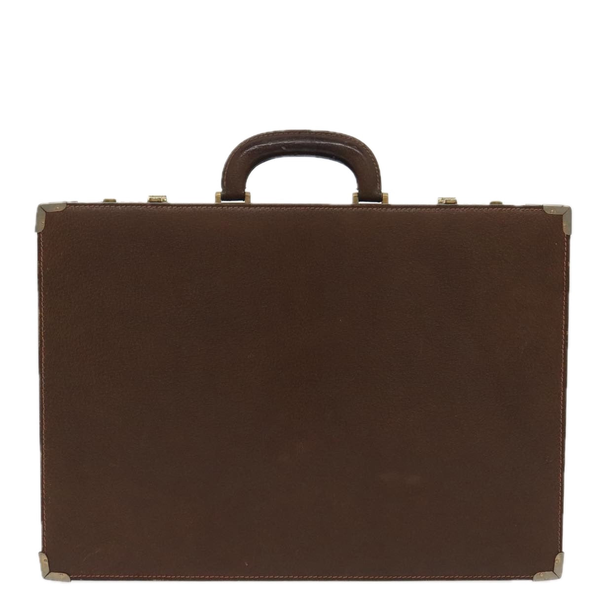 Gucci Brown Leather Travel Bag ()