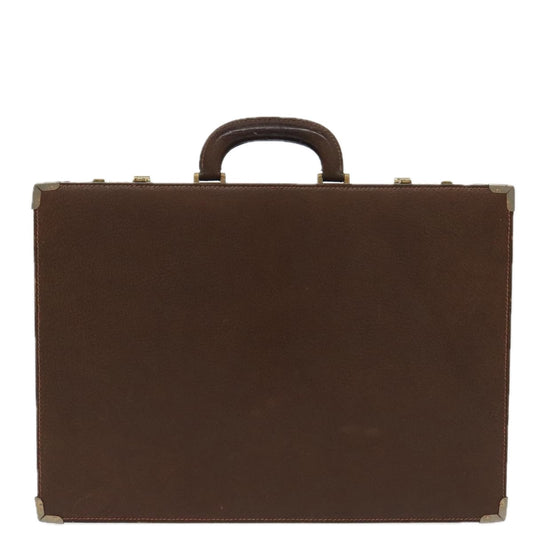 Gucci Brown Leather Travel Bag ()