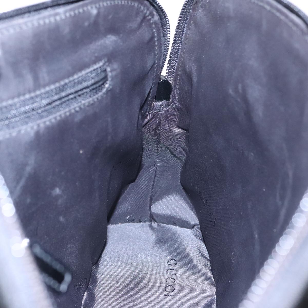 Gucci Black Canvas Shoulder Bag ()