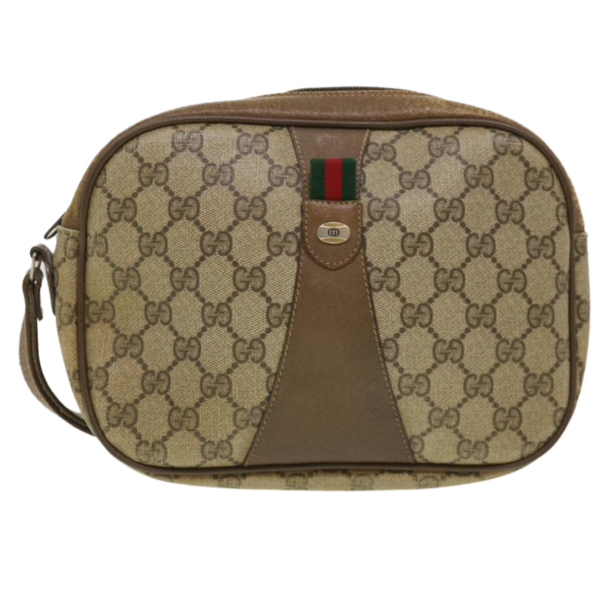 Gucci Beige Canvas Clutch Bag ()