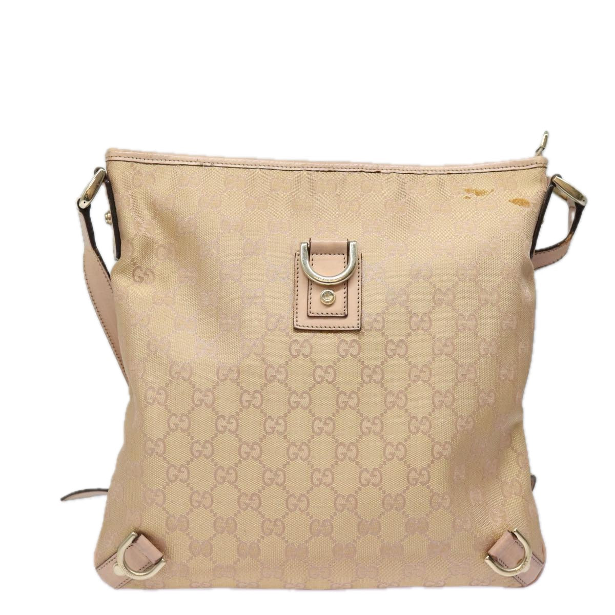 Gucci Gg Canvas Pink Canvas Shoulder Bag ()