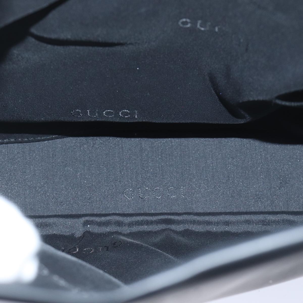 Gucci Bamboo Black Leather Handbag ()